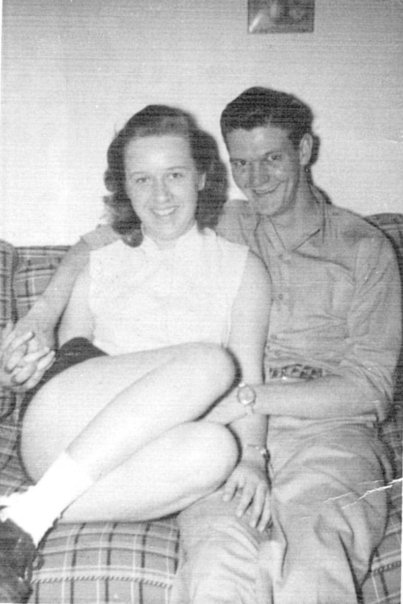 Ernie and Essie while dating, about 1952. Ernie and Essie while dating, about 1952.