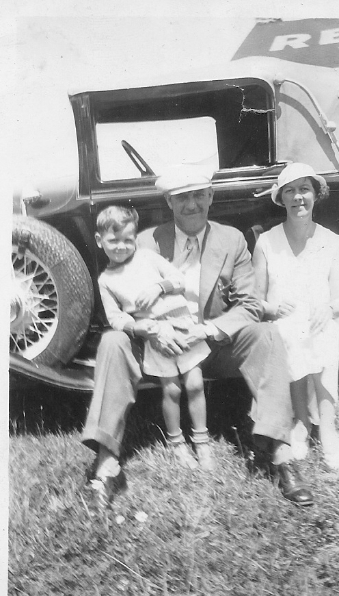Maude, Fred, and Ernie, about 1934 Maude, Fred, and Ernie, about 1934